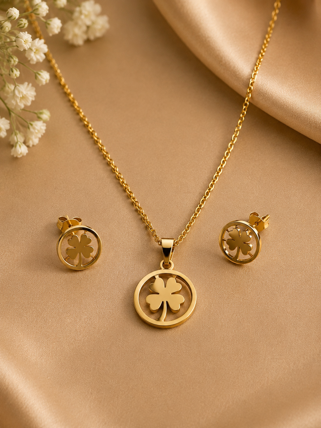 Flower Pendant Set