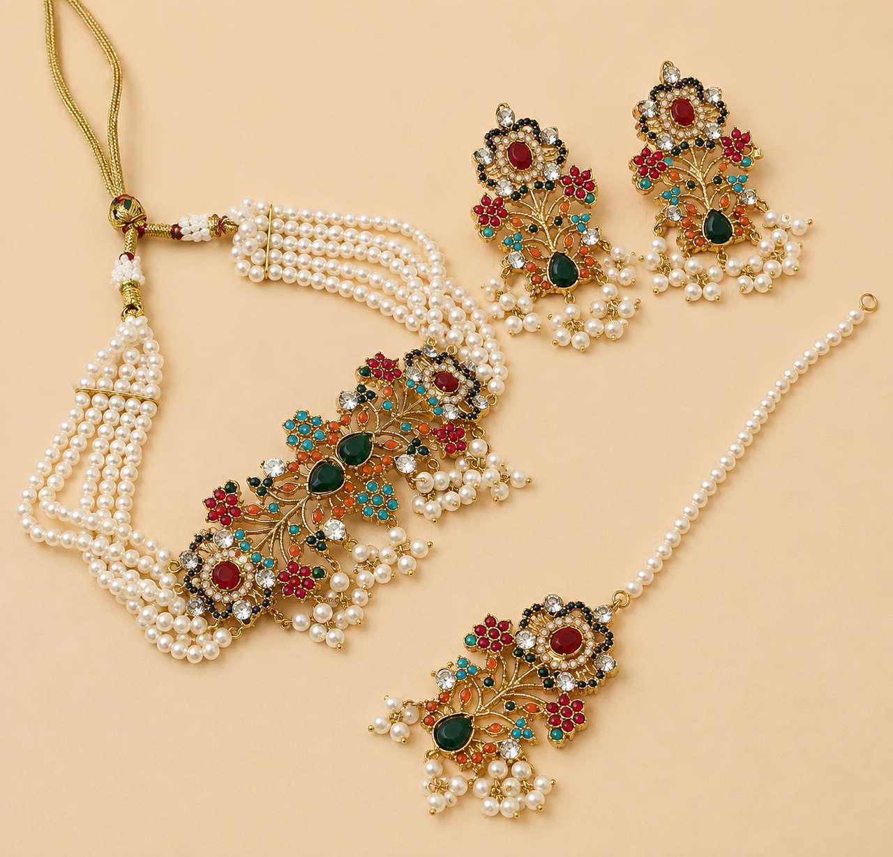 Rangoli Pearl Set