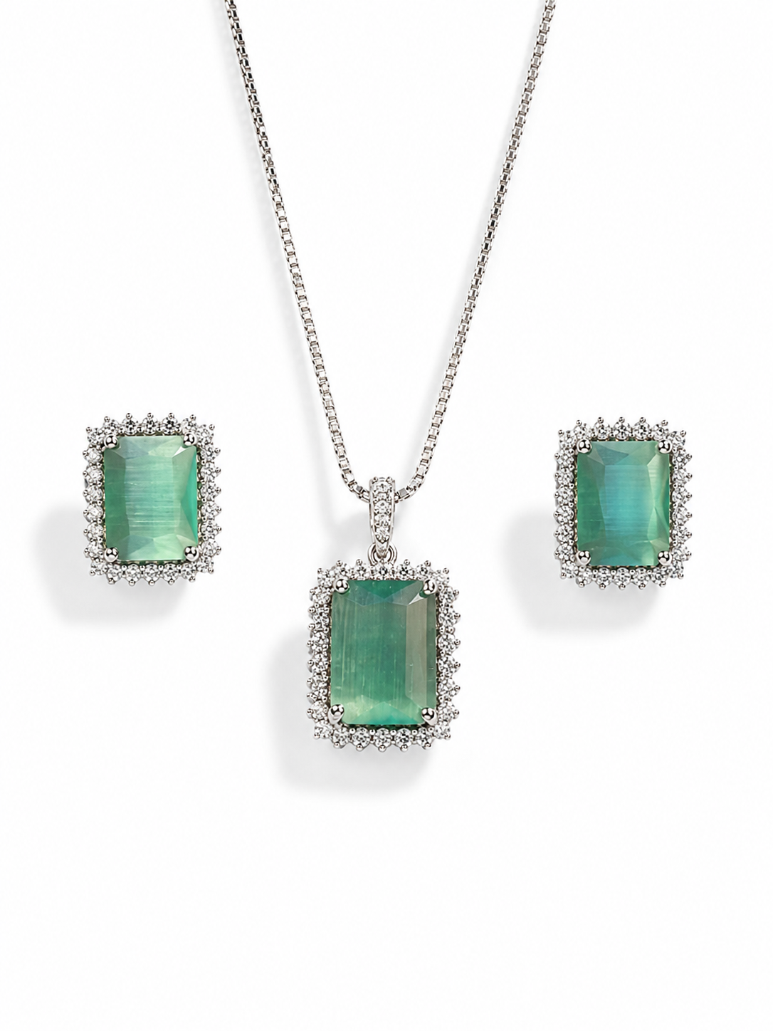 Emerald Pendant set