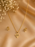 Diamond Pendant Set