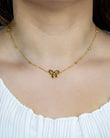 Bow necklace