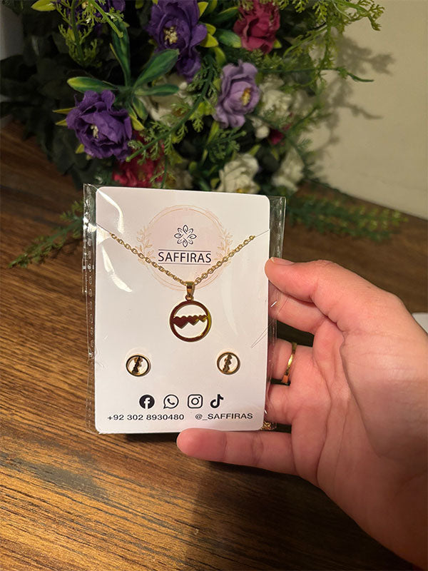 Mini Heart Pendant Set