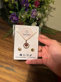 Flower Pendant Set