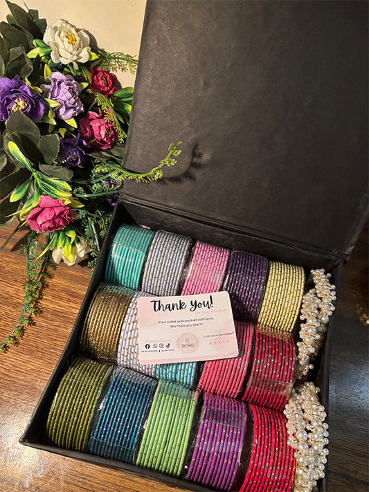 Metal Bangles Box 15 Colours