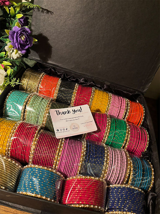 Multi Colour  Bangle box  24 colours